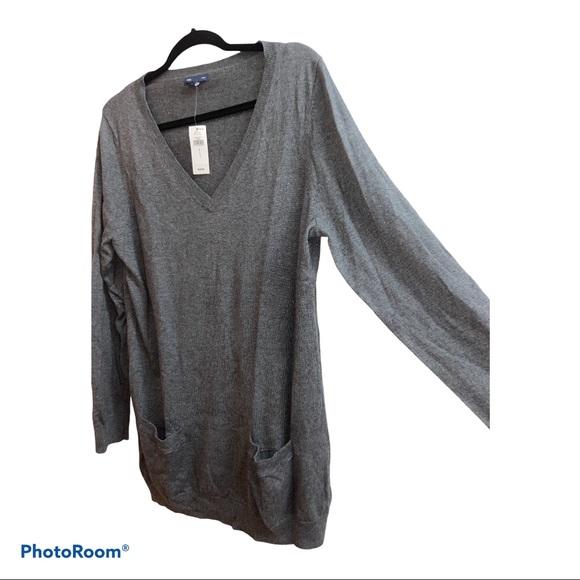 GAP Grey Tunic Sweater - Picture 3 of 6